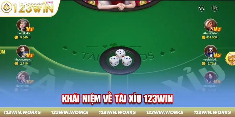 Khái niệm về tài xỉu 123win