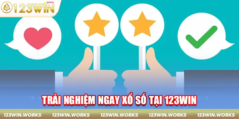 Trải nghiệm xổ số ngay tại 123win 