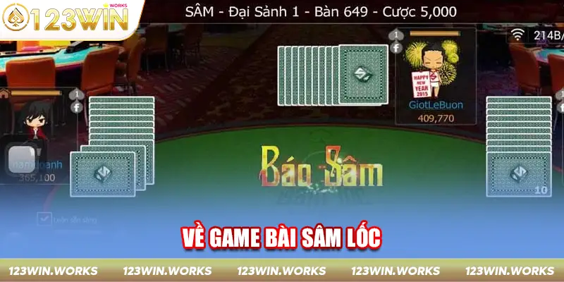 Về game bài sâm lốc